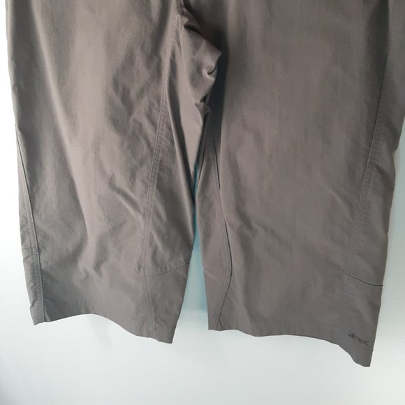 MEC Women's Outdoor Tech Pants Taupe Grey Size 12 - Picture 3 of 14